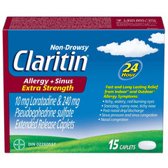 Claritin Allergy & Sinus Xst 15