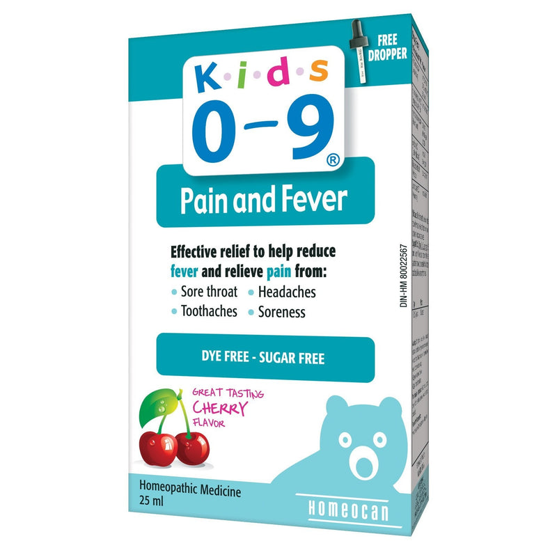 Homeocan Kids 0-9 Pain & Fever 25mL