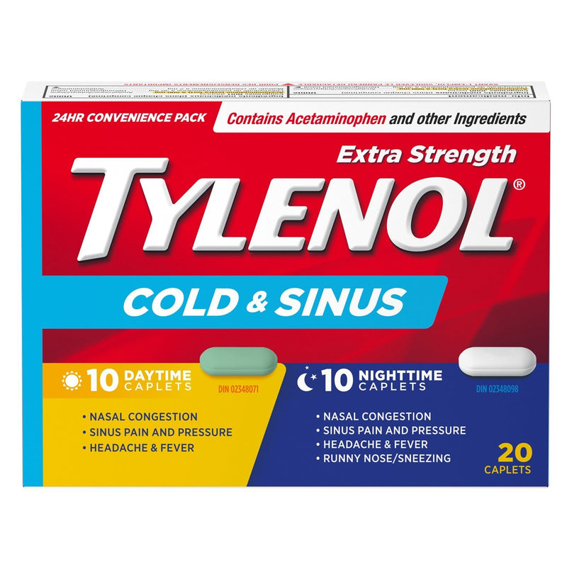 Tylenol Cold & Sinus Dy/Nt 10+10