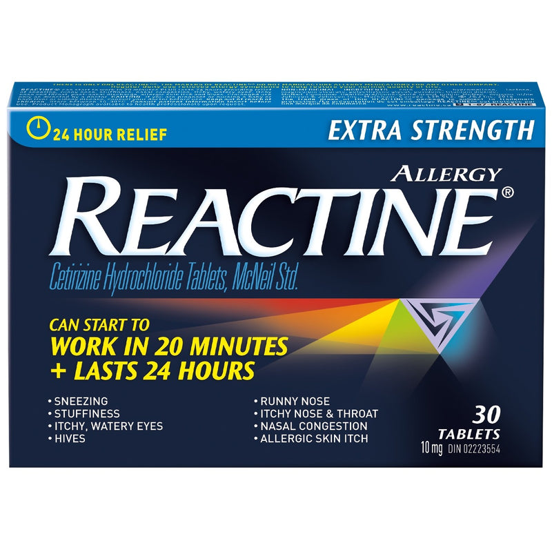 Reactine Xst Tb 10mg 30