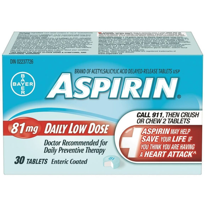 Aspirin Coat Tb 81mg Dld 30