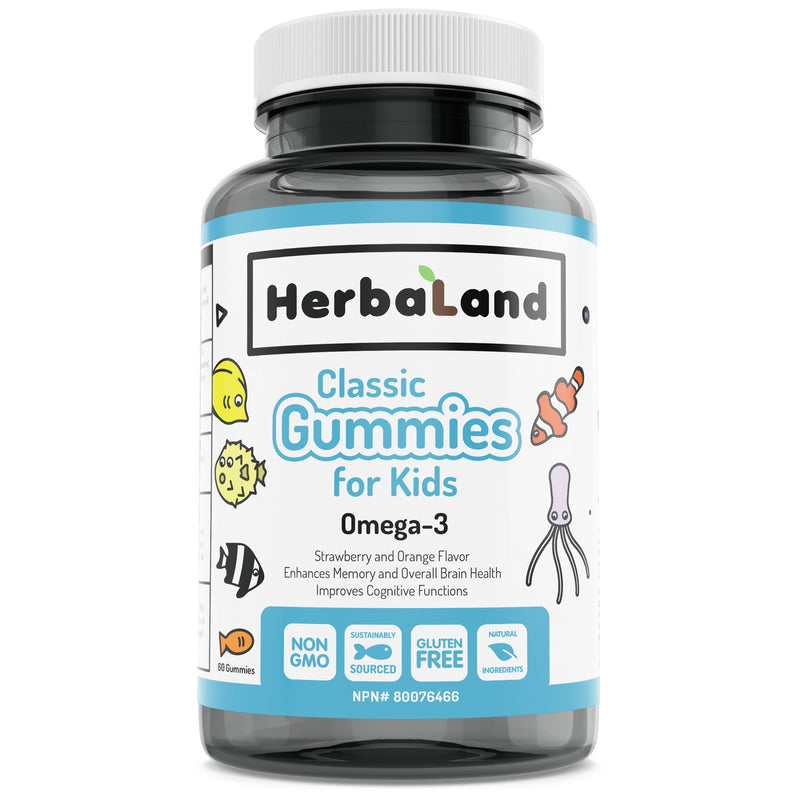 Herbaland Classic Gummy For Kids Omega-3 60