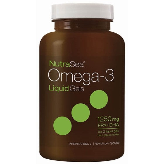 Nutrasea Omega-3 Fresh Mint Liqgels 625mg 60