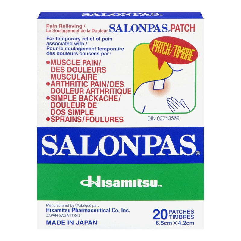 Salonpas Pain Reliev Patch 20