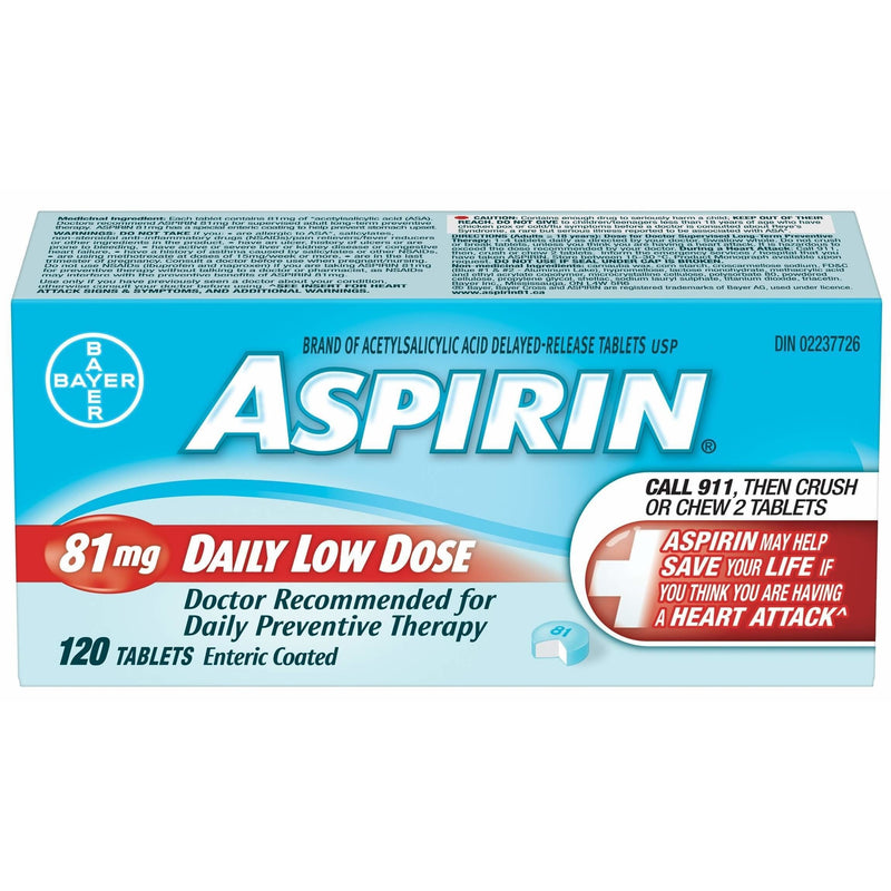 Aspirin Coat Tb 81mg Dld 120