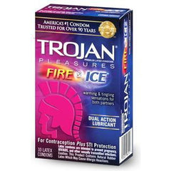 Trojan Fire & Ice Condom 10