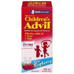 Advil Child Blu-Ras Dy/F Liq 100mL