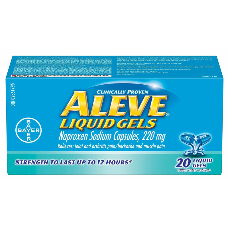 Aleve Liqgels 220mg 20