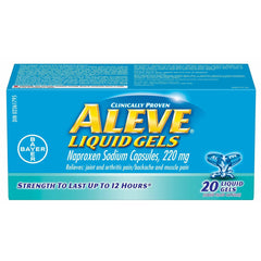 Aleve Liqgels 220mg 20