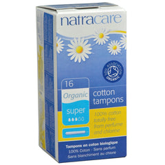 Natracare Tampons Org Sup W/A 16