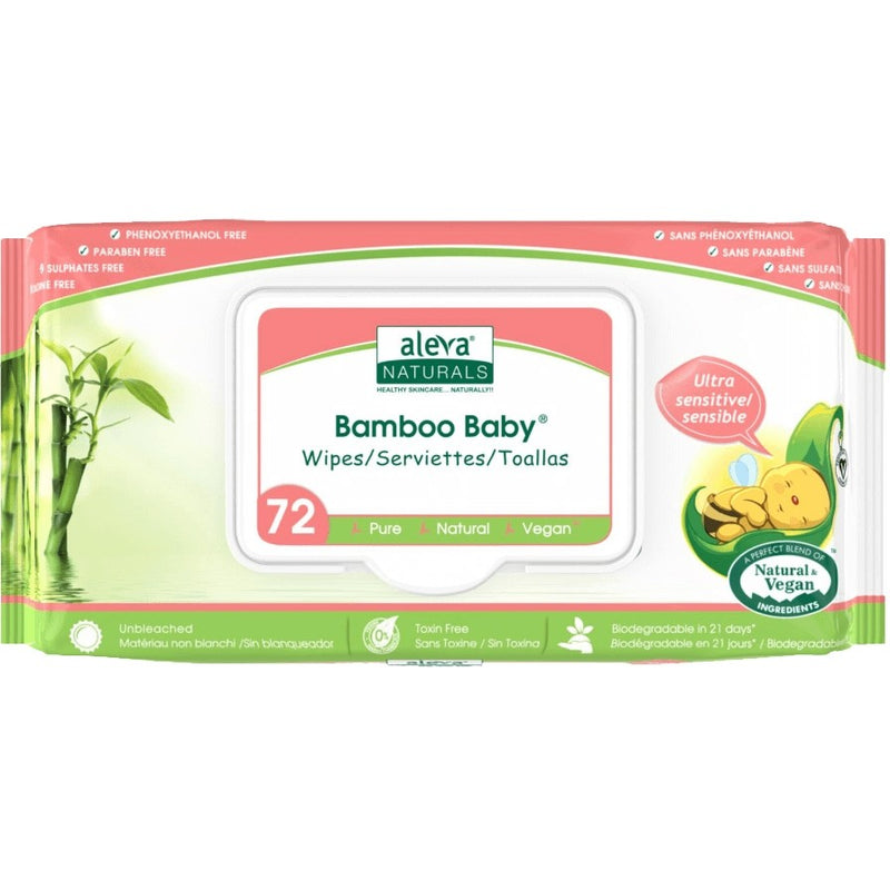 Bamboo Baby Sensitive Wipes 72