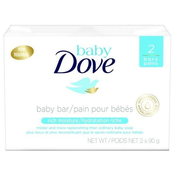 Dove Baby Bar Wash Rich Moisture 2X90G