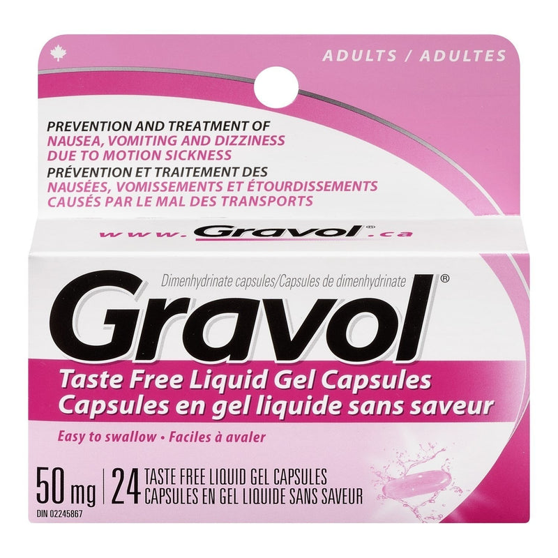 Gravol Liquid Gel Caps 24