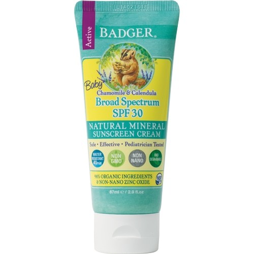 Badger Sunscreen Chamomile Baby Cr 87mL