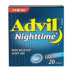 Advil Nighttime Liqgels 20