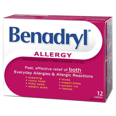 Benadryl Cplt 25mg 12