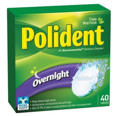 Polident Overnight Tb 40