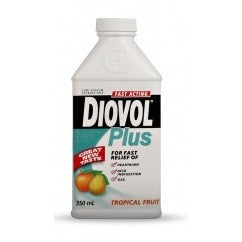 Diovol Plus Tropical Fruit Susp 350mL