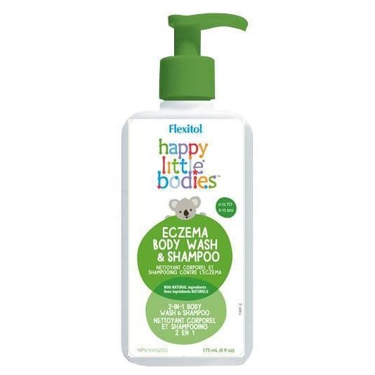 Flexitol Happy Little Bodies Body Wash & Shampoo Eczema 175mL