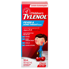 Tylenol Child Fever & Throat Cherry 100