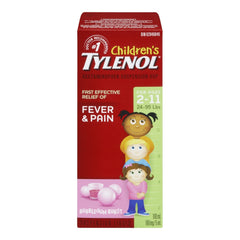 Tylenol Child Bblgum Susp 160mg 100mL