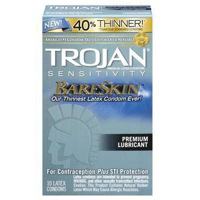 Trojan Bareskin Condoms 10