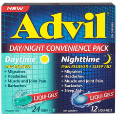 Advil Conv Pack Dy/Nt Liqgels 24+12