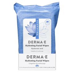 Derma E Hydrating Facial Wipes 25