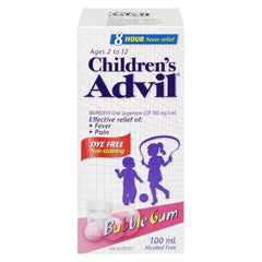 Advil Child Bblgum Dy/F Liq 100mL