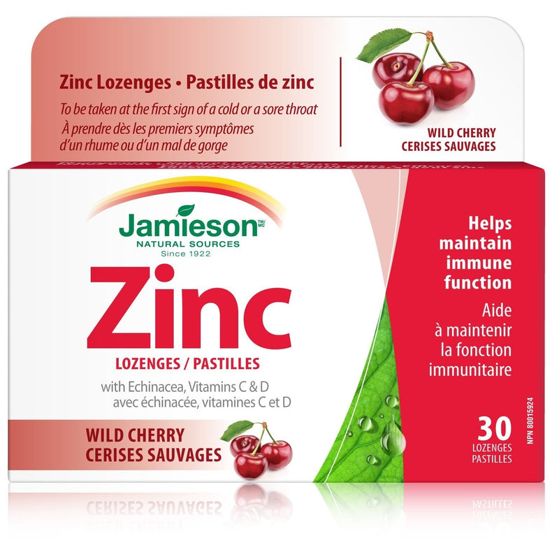 Jamieson Zinc Echi & Vita Cherry Loz 30